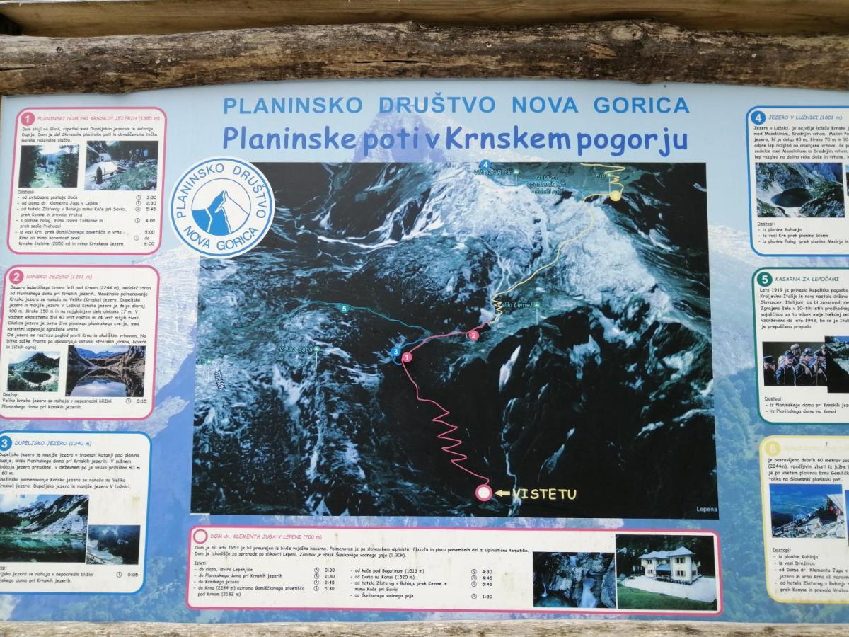Pocitnisko Stanovanje Planja Soča Екстериор снимка